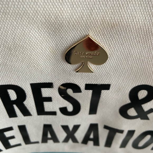 Kate Spade ♠️ Limited Edition Rest & Relaxation Tote - Picture 7 of 15